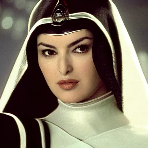 Image similar to monica bellucci playing padme amidala in star wars