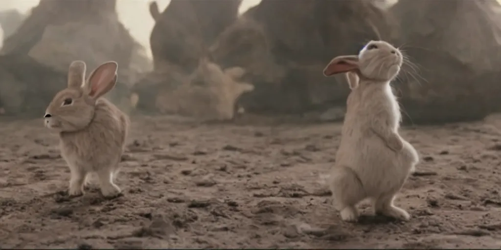 Image similar to a rabbit in the movie star wars screenshot