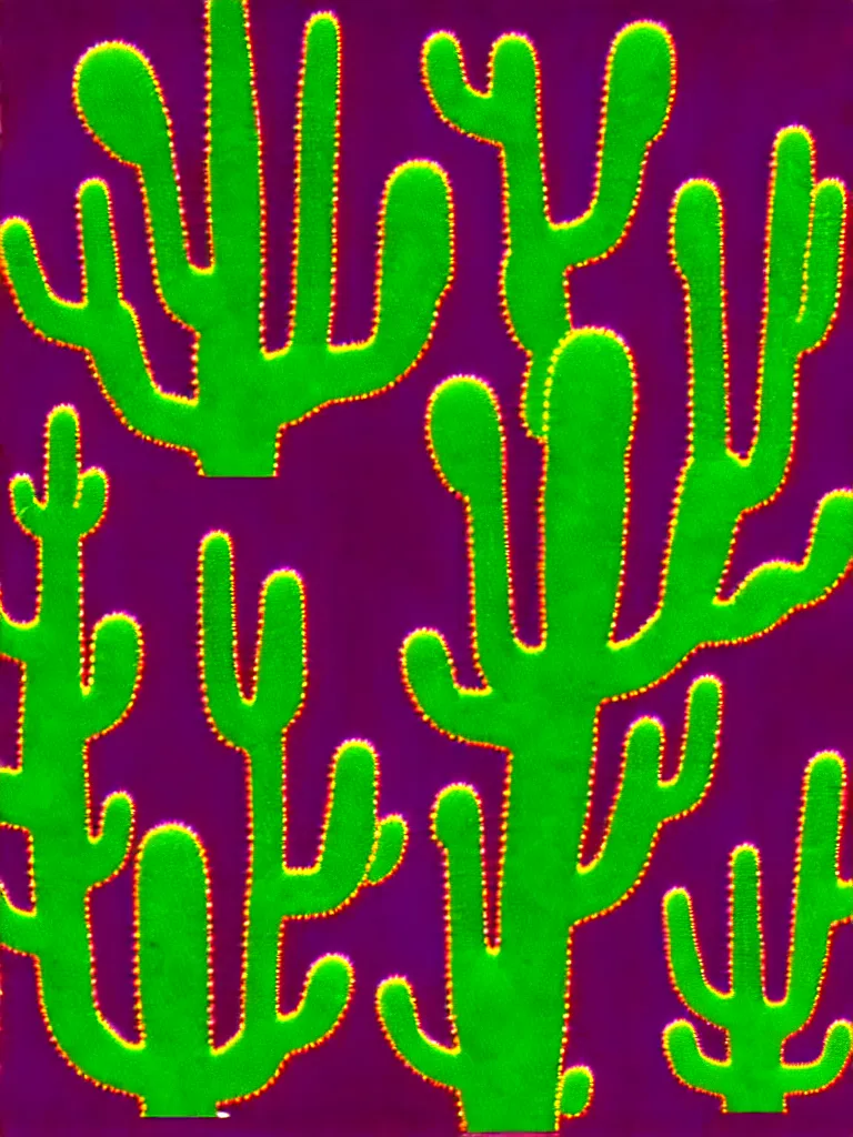 Image similar to Psychedelic Cactus Creature animation by Rob Zombie