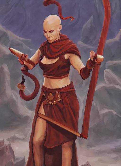 female monk d&d