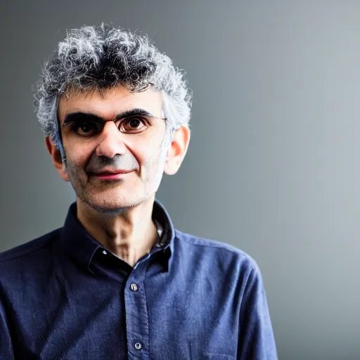 Image similar to portrait photo still of yoshua bengio, 8 k, 8 5 mm f 1. 8