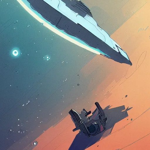 Prompt: a spaceship escaping a supernova blast by atey ghailan, by greg rutkowski, by greg tocchini, by james gilleard, by joe fenton, by kaethe butcher, dynamic lighting, gradient light blue, brown, blonde cream and white color scheme, grunge aesthetic