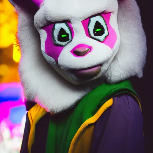 Image similar to portrait photo still of a young asriel dreemurr from undertale, 8 k, 8 5 mm f 1. 8