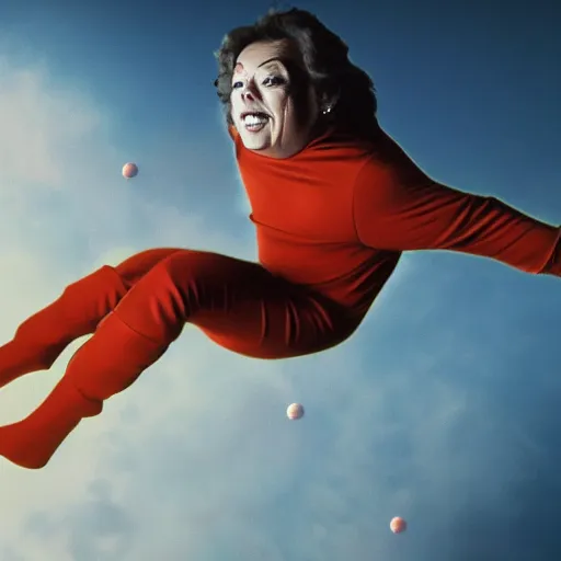 Image similar to concept art of tim curry floating in space, ultra high detail, photorealistic, 8 k