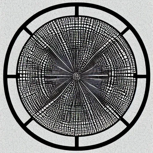 Image similar to Etching of an Ouroboros on a grid background of cellular automata, rule 110, hyperrealistic, in the style of Doré