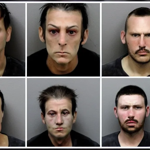 Image similar to monster mugshots