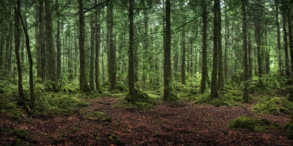 Prompt: Deep inside forest, XF IQ4, 150MP, 50mm, f/1.4, ISO 200, 1/160s, natural light, Adobe Photoshop, Adobe Lightroom, DxO Photolab, polarizing filter, Sense of Depth, AI enhanced, HDR