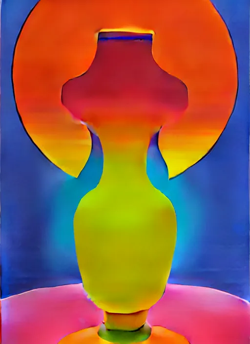 Image similar to vase by shusei nagaoka, kaws, david rudnick, airbrush on canvas, pastell colours, cell shaded, 8 k