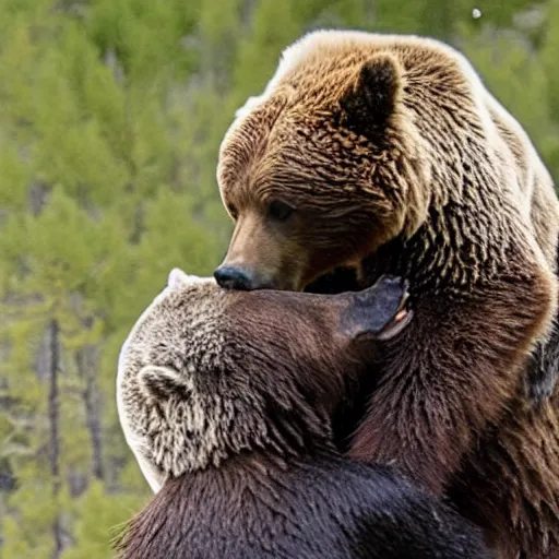 Image similar to Jerome Powell fighting a grizzly bear