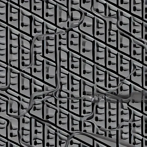 Image similar to 4 k large retrofuturism brutalist floor white black seamless texture, material, flat, pbr, hi - res