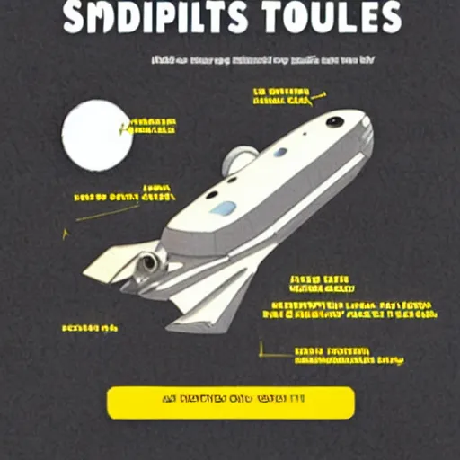 Prompt: highly detailed ikea instructions for building a spaceship