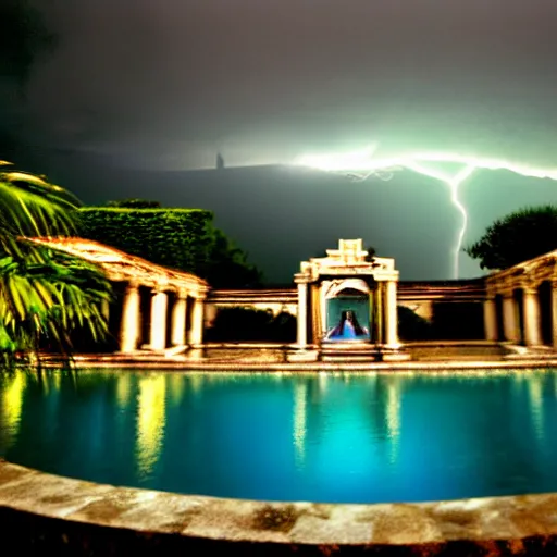 Image similar to Palace of the chalice, refracted sparkles, motion blur, accidental pic, thunderstorm, greek pool, beach and Tropical vegetation, 2005 blog, dslr camera IMG_4016