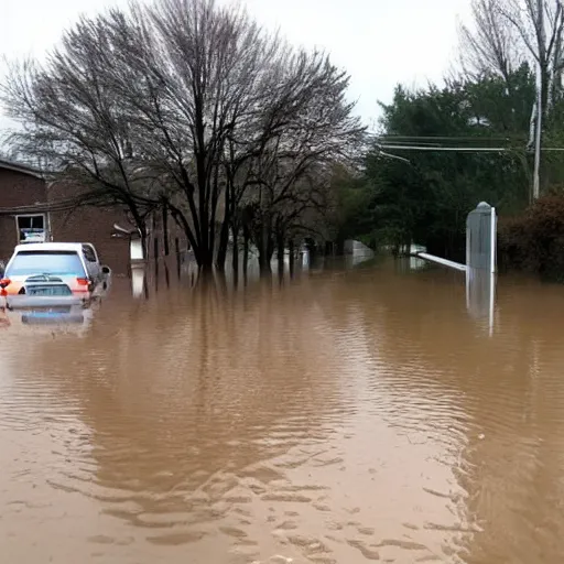 Prompt: flash flooding destruction in Kentucky