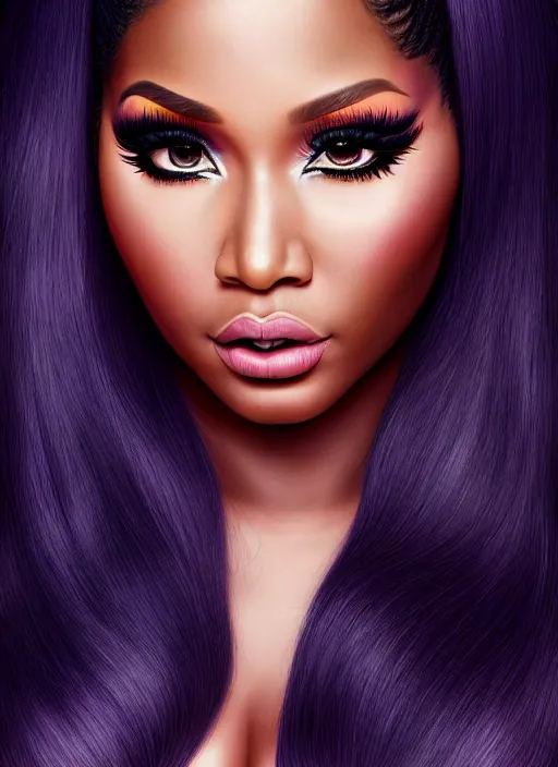 nicki minaj, professionally retouched, soft lighting, | Stable Diffusion