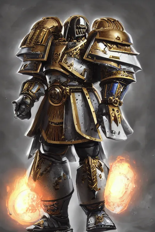 Image similar to armor portrait heros warhammer 4 0 k horus heresy fanart - the primarchs emperor by johannes helgeson animated with vfx concept artist & illustrator global illumination ray tracing hdr fanart arstation zbrush central hardmesh 8 k octane renderer comics stylized