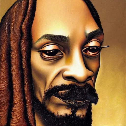 Prompt: extremely detailed snoop dogg painting by Leonardo Da Vinci