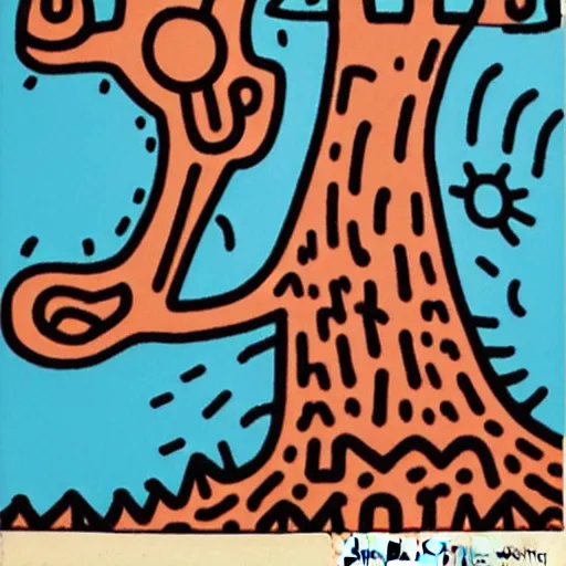 Prompt: smoky angelic otherworldly London line burbot machinery harbor teak tree , by Keith Haring and Evard Munch and Wendy Froud , groovy , smooth , tarot card