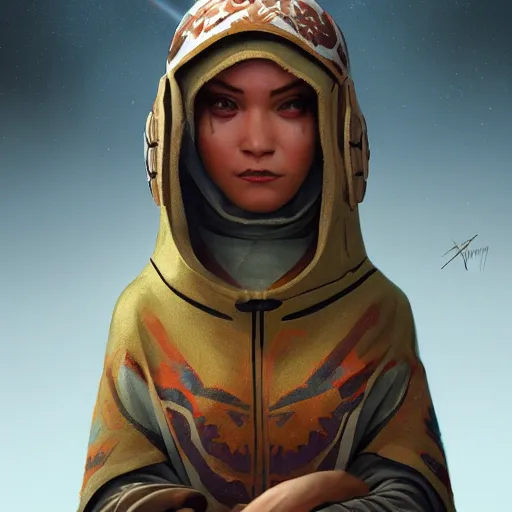 Image similar to matryoshka Star Wars movie character, highly detailed, digital fantasy character, painted portrait, artstation, concept art, hard focus, illustrations, works by artgerm and Greg Rutkowski, Alphonse Mucha and Craig Mullins, James Jean, Andrey Ryabovichev, Mark Simonetti and Peter Morbacher, 16k,