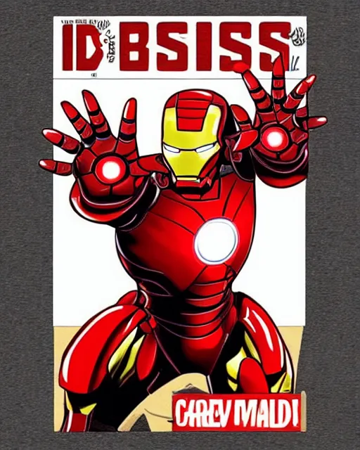 Image similar to boss ross iron man