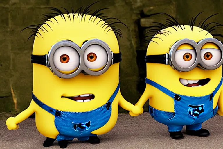 Prompt: Minion with downs syndrome