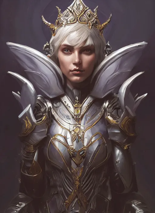Image similar to digital _ painting _ of _ destiny 2 the elf queen _ by _ filipe _ pagliuso _ and _ justin _ gerard _ symmetric _ fantasy _ highly _ detailed _ realistic _ intricate _ port