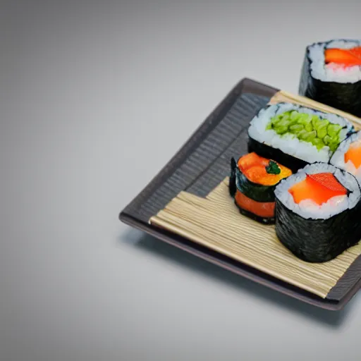 Prompt: sushi, hyper detailed, 4 k cinematic octane render