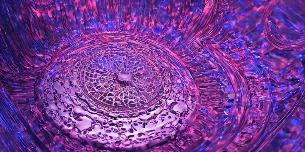 Prompt: centred image of a liquid intricate sculpture by machine learning design structure hq, holographycs machine learning human deep web, realistic color palette ; cyberspace reality, 8 k render cinema 4 d super resolution photo, moovie frame hd 8 k, upscale detailed photo, 3 d art, hyperrealism, volumetric light and texture artstation