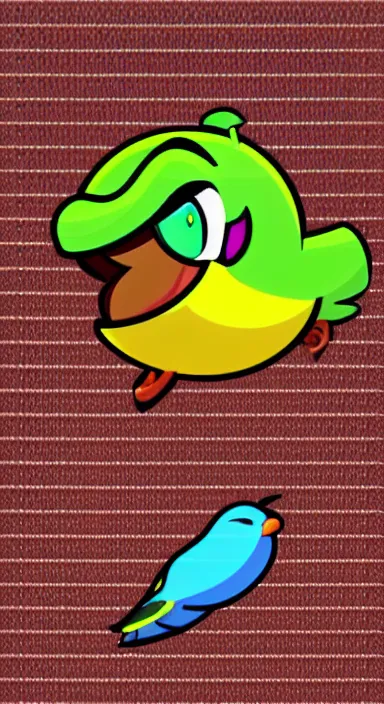 Image similar to cool laser theme flappy bird style app background artwork, digital art, award winning