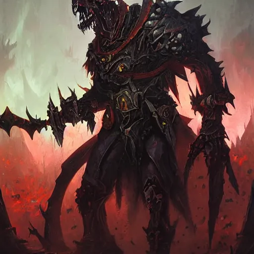 Prompt: undead scourge from warcraft 3, oil painting, by greg rutkowski