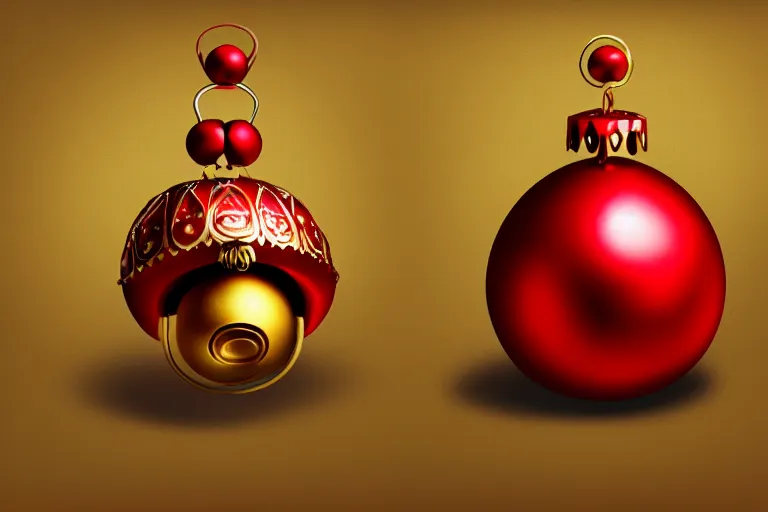 Prompt: a detailed concept art of a jingle bell, trending on artstation, digital art, 4 k, scandinavian