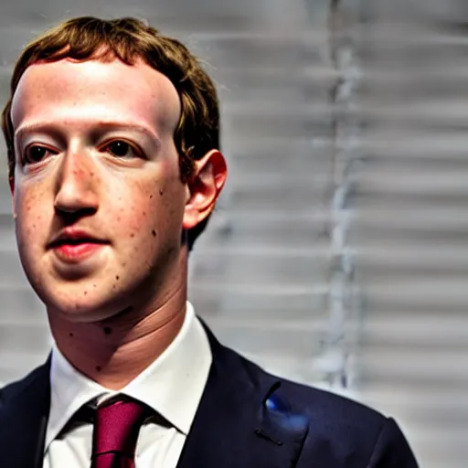 Image similar to mark zuckerberg as water