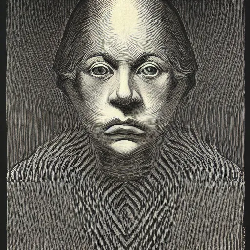 Image similar to lithography grain effect on paper secret artefact conceptual figurative post - morden monumental dynamic portrait drawn by goya and escher and hogarth, inspired by magritte, illusion surreal art, highly conceptual figurative art, intricate detailed illustration, controversial poster art, polish poster art, geometrical drawings, no blur