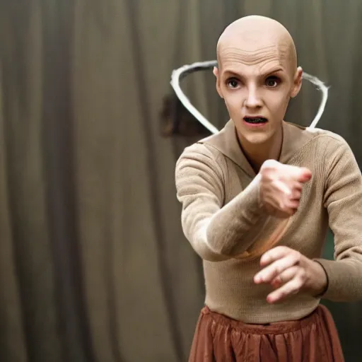 Image similar to eleven fighting vecna