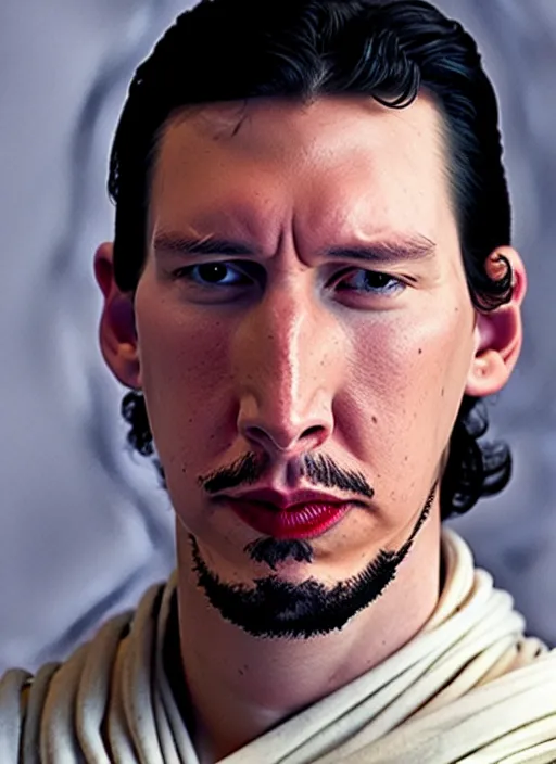 Image similar to adam driver as obi wan kenobi