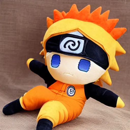 Prompt: Naruto plushie