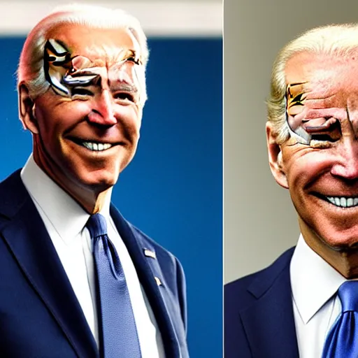 Prompt: Joe Biden combined with a Bionicle