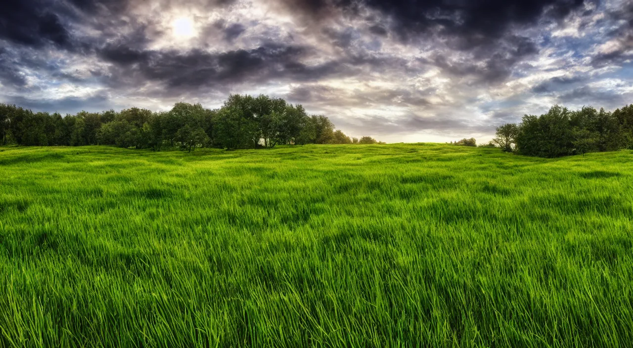 grassy field hd