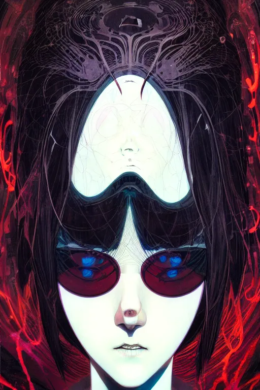 Image similar to prompt : city goth portrait soft light painted by james jean and katsuhiro otomo and erik jones, inspired by akira anime, smooth face feature, intricate oil painting, high detail illustration, sharp high detail, manga and anime 1 9 9 9