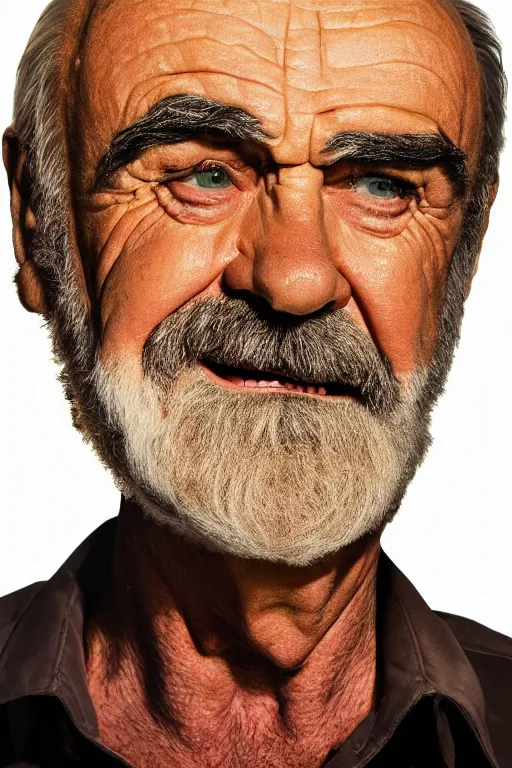 Prompt: 📷 sean connery is corn, made of food, head portrait, dynamic lighting, 4 k