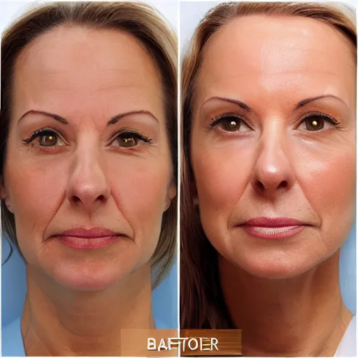 Image similar to before and after photos of botox surgery