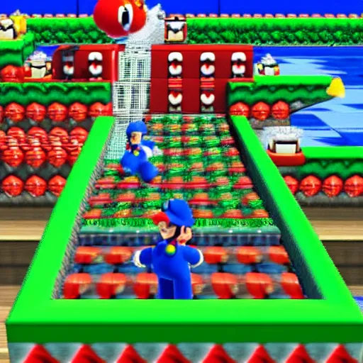 Image similar to super mario 64