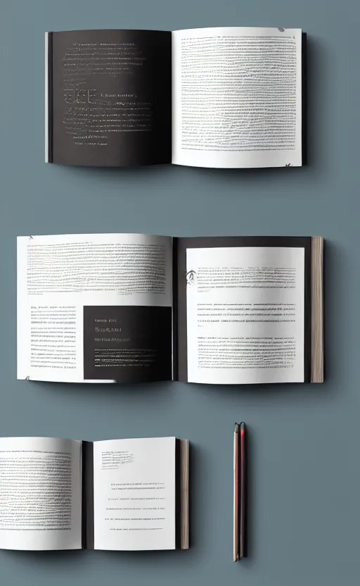 Image similar to blank book mockup