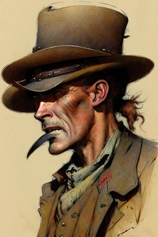 Prompt: (((((1950s wold west gunfighter . muted colors.))))) by Jean-Baptiste Monge !!!!!!!!!!!!!!!!!!!!!!!!!!!