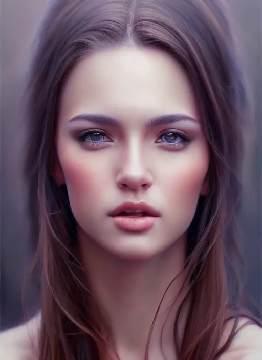 Image similar to photo of a gorgeous young woman in the style of stefan kostic, realistic, sharp focus, 8k high definition, insanely detailed, intricate, elegant, art by stanley lau and artgerm