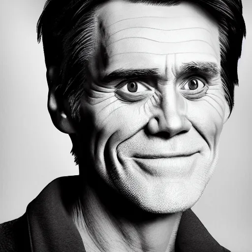 Prompt: Face texture of jim carrey