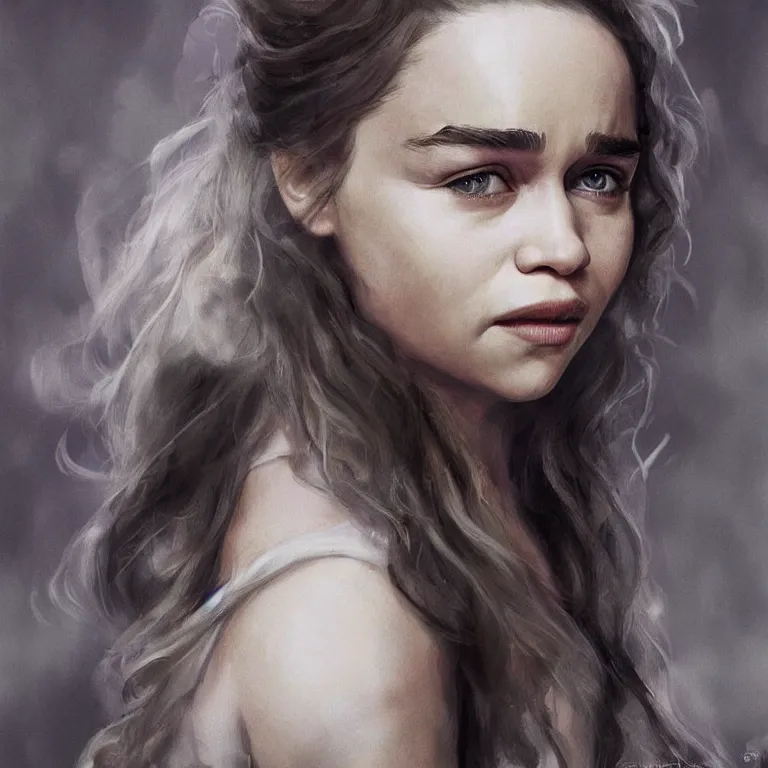 Prompt: Emilia Clarke, concept art, masterpiece, photorealism