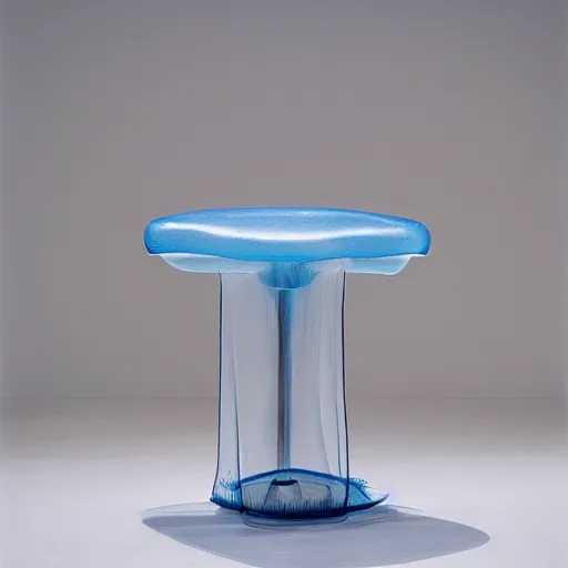 Prompt: the jellyfish stool by tadao ando