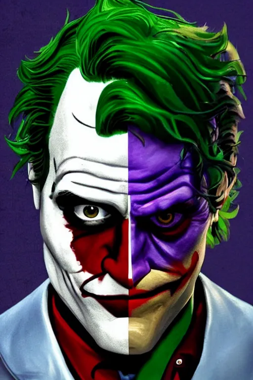 Image similar to joaquin phoenix joker issues 1, sadness, city flame, red flower, copyright by dc, comic book cover, justify content center, delete duplicate content!, violet polsangi pop art, gta chinatown wars art style, bioshock infinite art style, incrinate, realistic anatomy, hyperrealistic, 2 color, white frame, content balance proportion