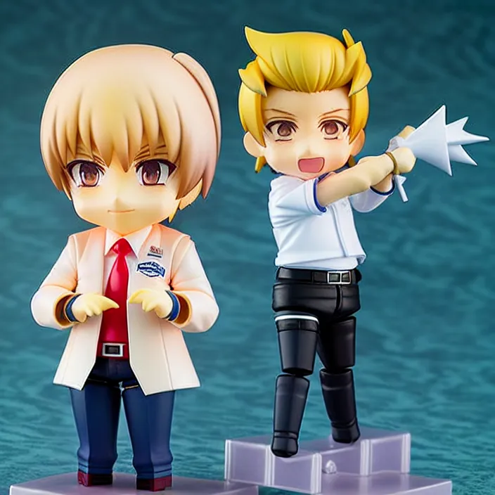 Image similar to An anime Nendoroid figurine of Donald Trump, fantasy, figurine , product photo