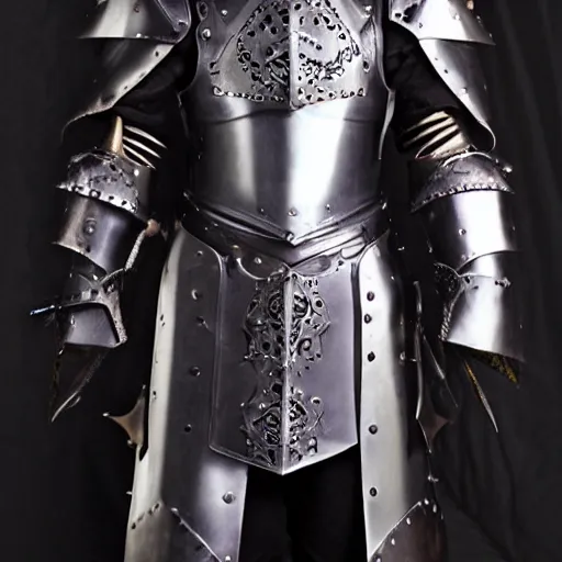 Prompt: paladin, Gothic style armor